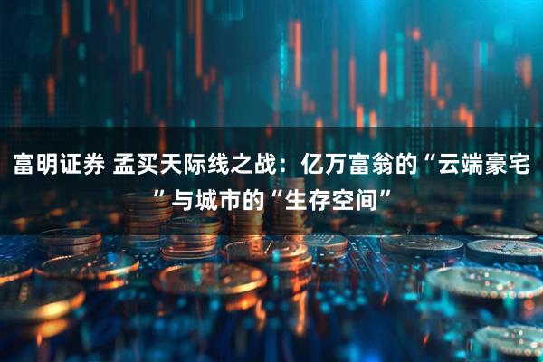 富明证券 孟买天际线之战：亿万富翁的“云端豪宅”与城市的“生存空间”